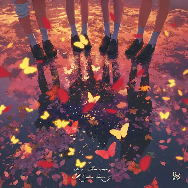 QWER - 3rd Mini Album - In a million noises, I'll be your harmony